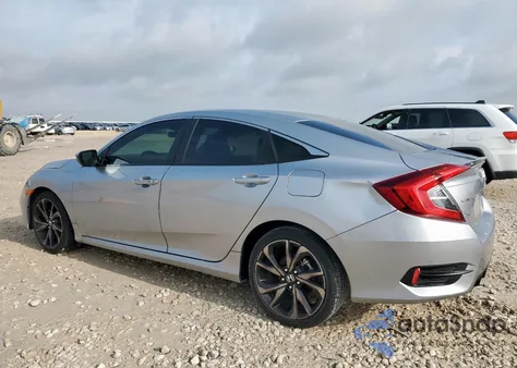 2021 Honda Civic Sport из США, поврежденный, VIN 2HGFC2F89MH502616